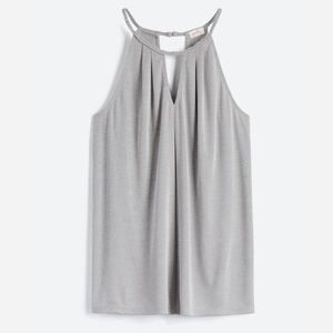 Pixley Georgio Braided Neckline Halter Knit Top